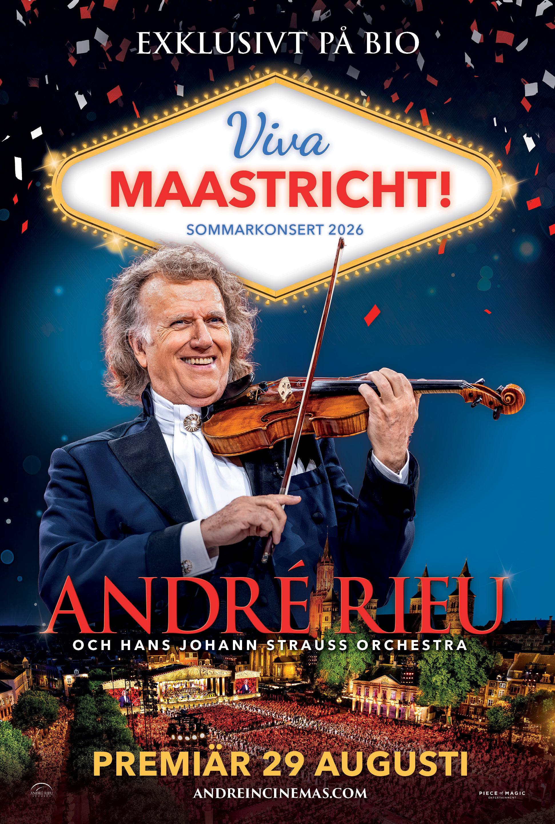 Poster: André Rieu's 2026 Summer Concert: Viva Maastricht!